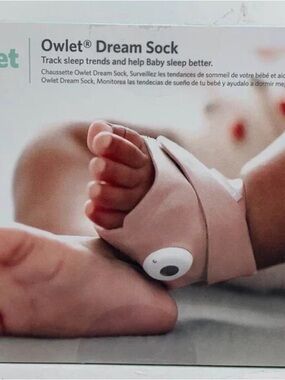 Owlet Dream Sock Baby Sleep Tracker - Pink